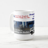 Tasse faite sur commande américaine de camion et (Devant gauche)