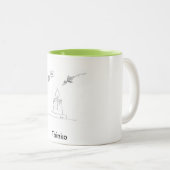 Tasse faite sur commande avec l'image et le texte (Devant droit)