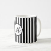 Tasse faite sur commande blanche de monogramme de (Devant droit)