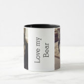 Tasse faite sur commande blanche personnalisée de (Centre)