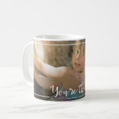 Tasse faite sur commande calligraphique de photo (Devant gauche)