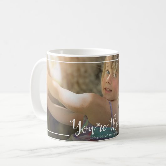 Tasse faite sur commande calligraphique de photo (Devant gauche)
