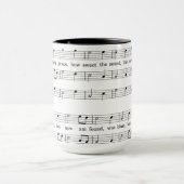 tasse faite sur commande combinée de musique du (Centre)