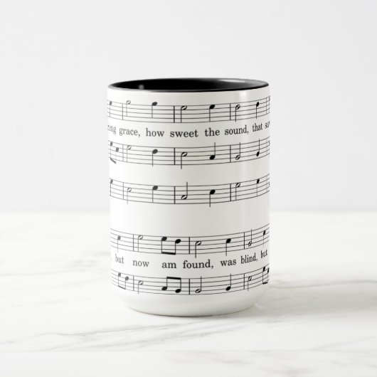 tasse faite sur commande combinée de musique du (Centre)