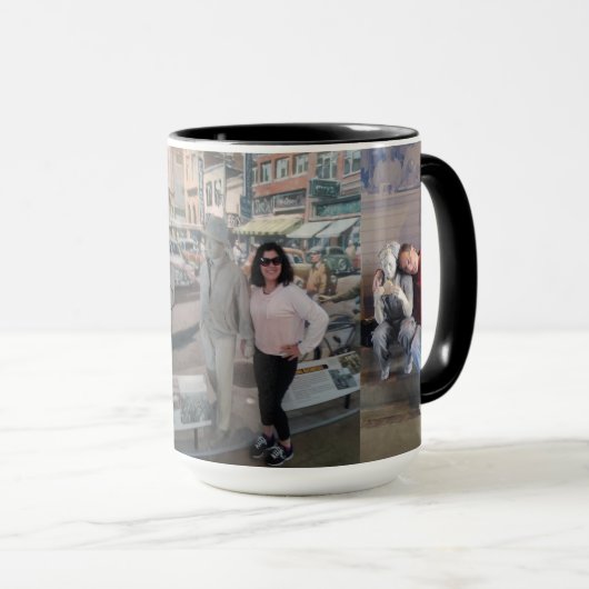 tasse faite sur commande combinée de photo du café (Devant droit)