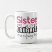 tasse faite sur commande combinée de soeurs du (Gauche)