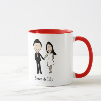 Tasse faite sur commande de bande dessinée de