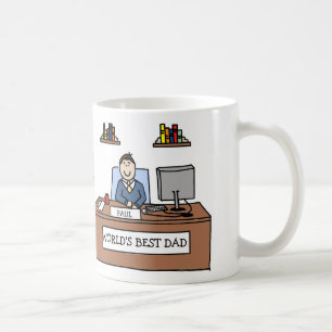 Tasse faite sur commande de bande dessinée du