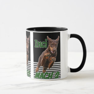 Tasse faite sur commande de conception du MACH 2