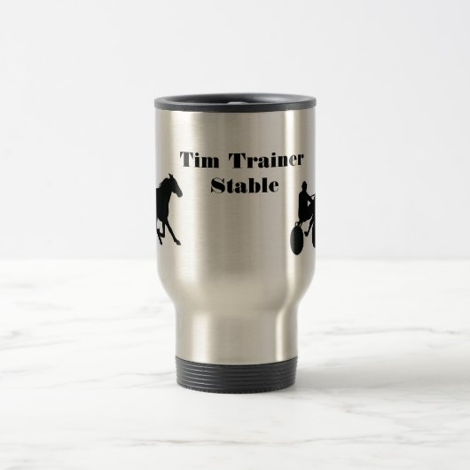 Tasse faite sur commande de course d'attelages de (Centre)