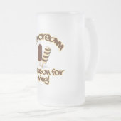 Tasse faite sur commande de crème glacée - (Devant droit)