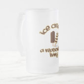 Tasse faite sur commande de crème glacée - (Devant gauche)