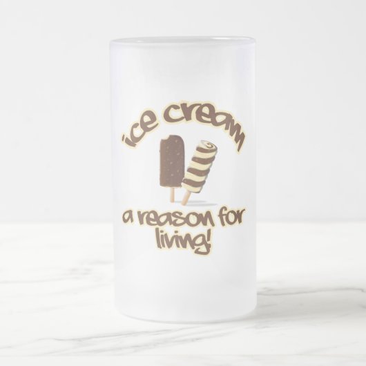 Tasse faite sur commande de crème glacée - (Centre)