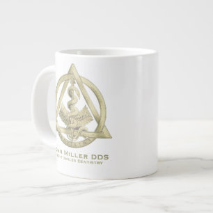 Tasse faite sur commande de dentiste