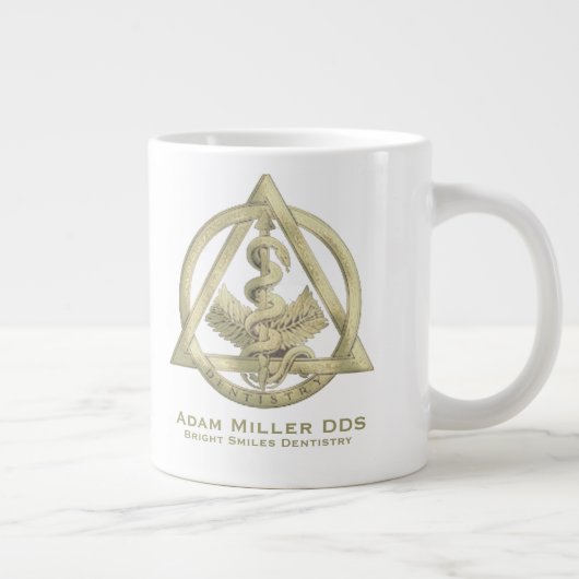 Tasse faite sur commande de dentiste (Droite)