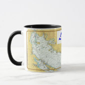 Tasse faite sur commande de diagramme - customisée (Gauche)