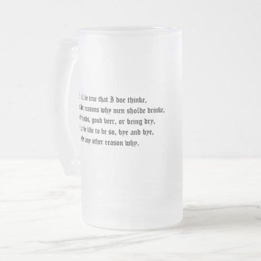 Tasse [faite sur commande] de disposition de bière (Devant gauche)