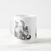 Tasse faite sur commande de "famille" (Devant gauche)