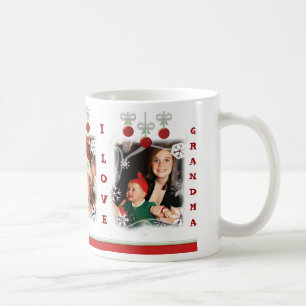 Tasse faite sur commande de grand-maman de Noël d