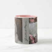 Tasse faite sur commande de gris de rose de modèle (Centre)