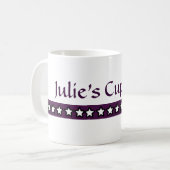 Tasse faite sur commande de Julie de thé (Devant gauche)