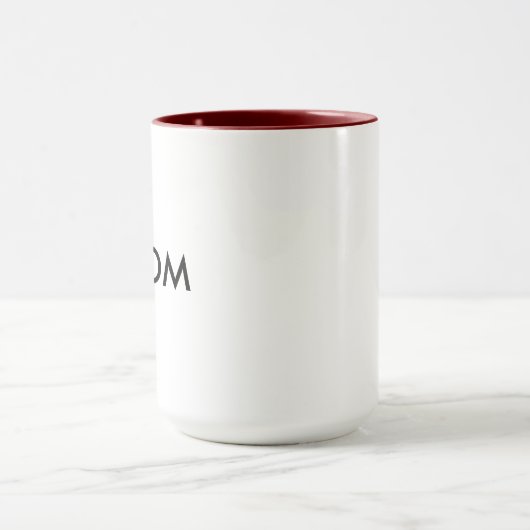 Tasse faite sur commande de la sonnerie 15oz - (Centre)