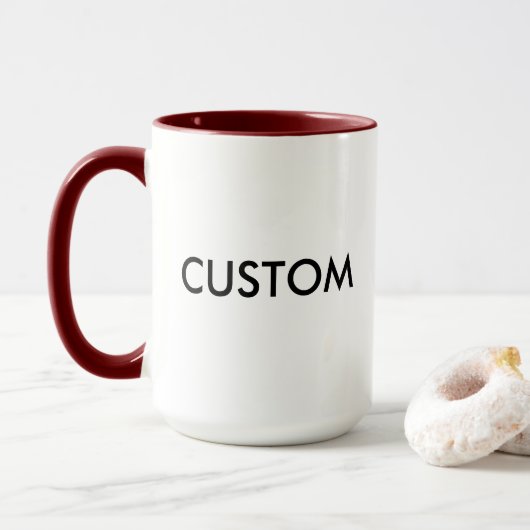 Tasse faite sur commande de la sonnerie 15oz - (Avec donut)