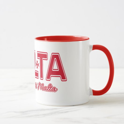 Tasse faite sur commande de MALTE - choisissez le (Droite)