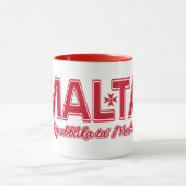 Tasse faite sur commande de MALTE - choisissez le (Centre)
