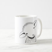 Tasse faite sur commande de moutons de bébé de (Devant droit)