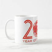 Tasse faite sur commande de papercut de Chinois de (Gauche)