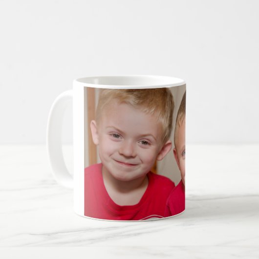 Tasse faite sur commande de photo (Devant gauche)