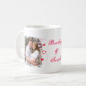Tasse faite sur commande de photo d'amour de (Devant gauche)