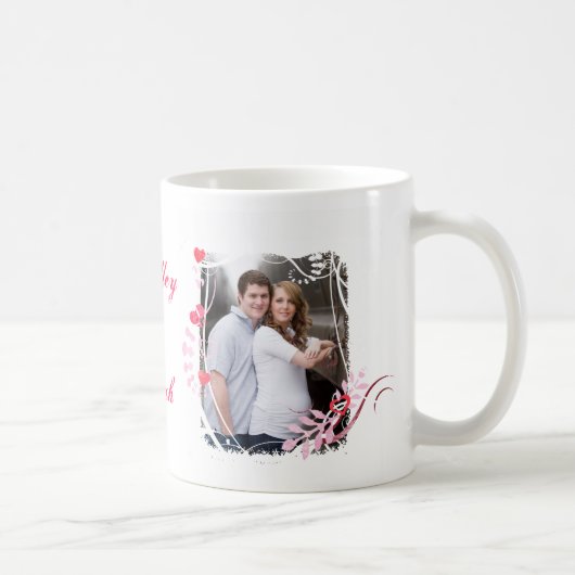 Tasse faite sur commande de photo d'amour de (Droite)