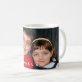 Tasse faite sur commande de photo de KRW avec le (Devant droit)