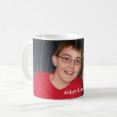 Tasse faite sur commande de photo de KRW avec le (Devant gauche)