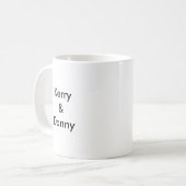 Tasse faite sur commande de photo de KRW avec le (Devant gauche)
