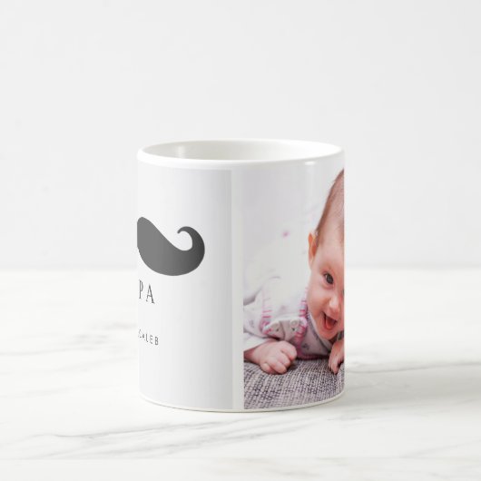 Tasse faite sur commande de photo de PAPA (Centre)