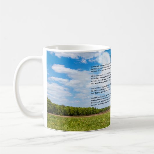 Tasse faite sur commande de pont en arc-en-ciel, (Gauche)