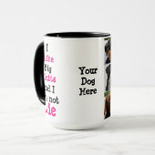 Tasse faite sur commande de sonnerie du noir 15oz (Devant gauche)