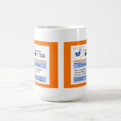 Tasse faite sur commande de thé de prescription (Centre)