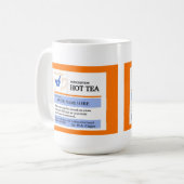 Tasse faite sur commande de thé de prescription (Devant gauche)