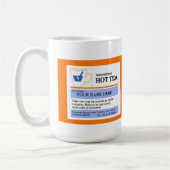 Tasse faite sur commande de thé de prescription (Gauche)
