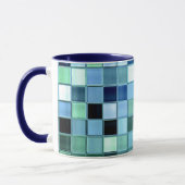Tasse faite sur commande de tuile de SeaGlass dans (Gauche)