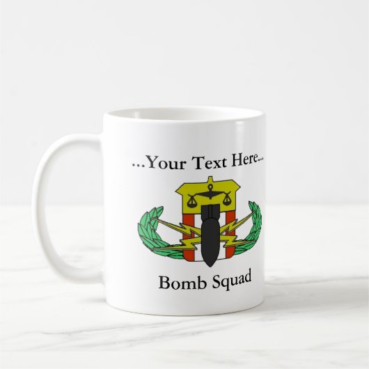 Tasse faite sur commande d'EOD/HDT (Gauche)