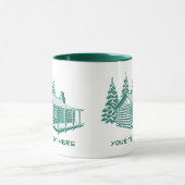 Tasse faite sur commande des textes en bois de (Centre)