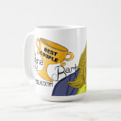 Tasse faite sur commande d'illustration (Devant gauche)