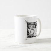 Tasse faite sur commande d'image avec le cadre (Devant droit)