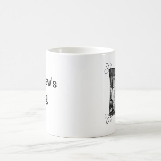 Tasse faite sur commande d'image avec le cadre (Centre)