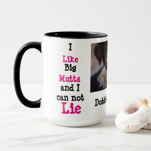 Tasse faite sur commande Dobbie de sonnerie du (Avec donut)